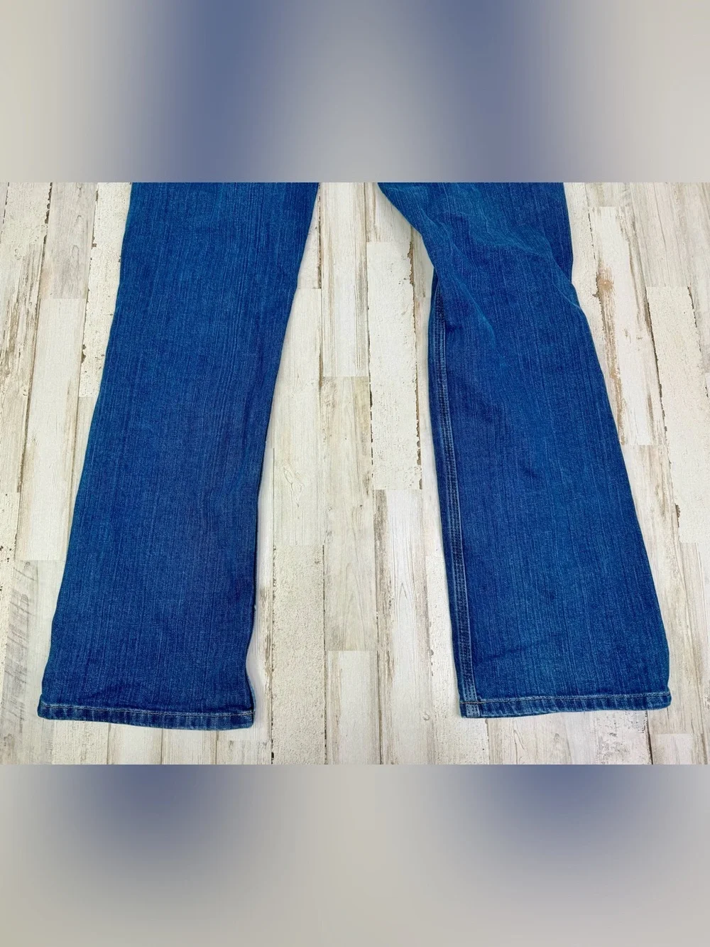 Carhartt Jeans Womens 12 (36x32) Blue Denim Pants Outdoors Workwear Cotton